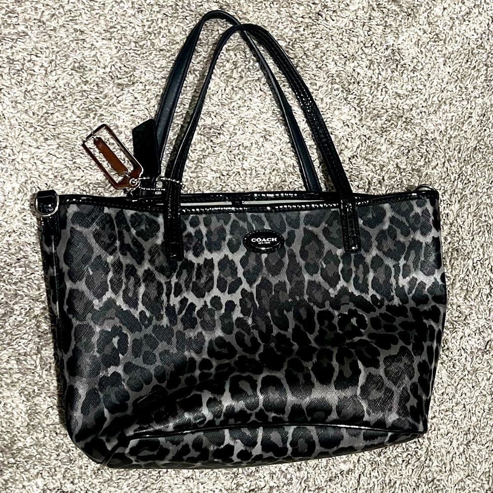 Leopard Print Coach purse